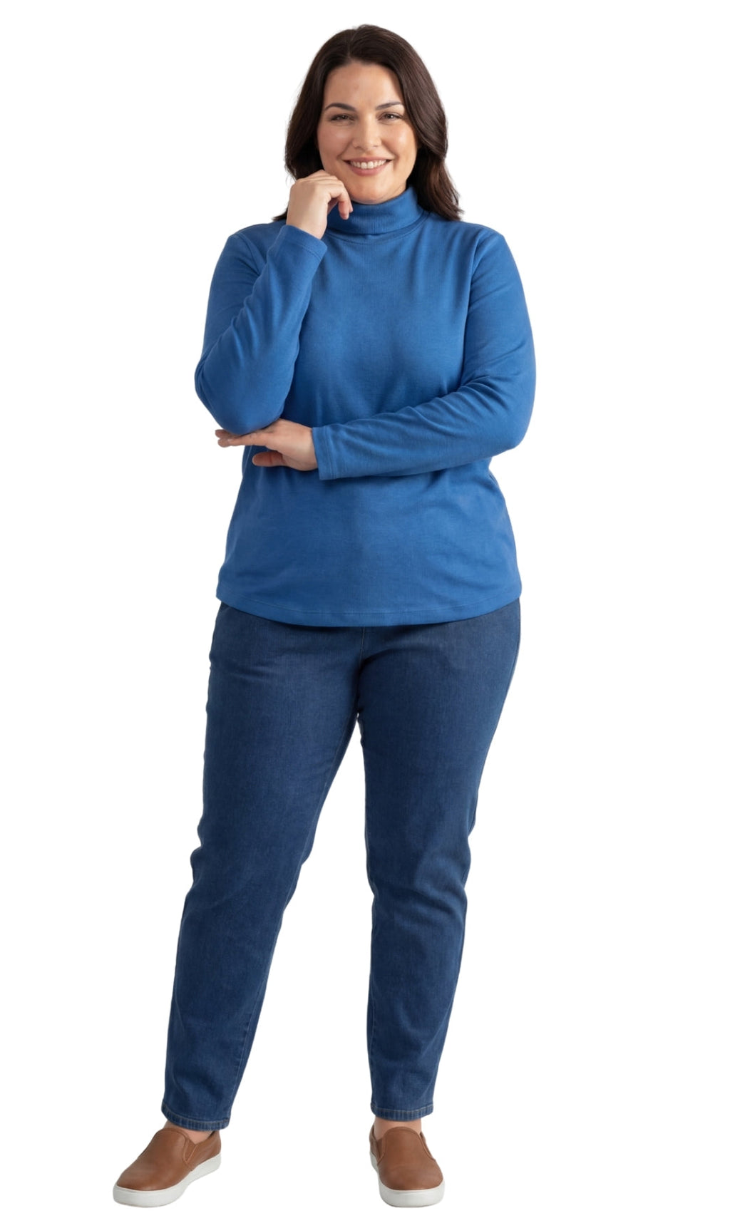 Women's Relaxed fit Long Sleeved Turtleneck Top