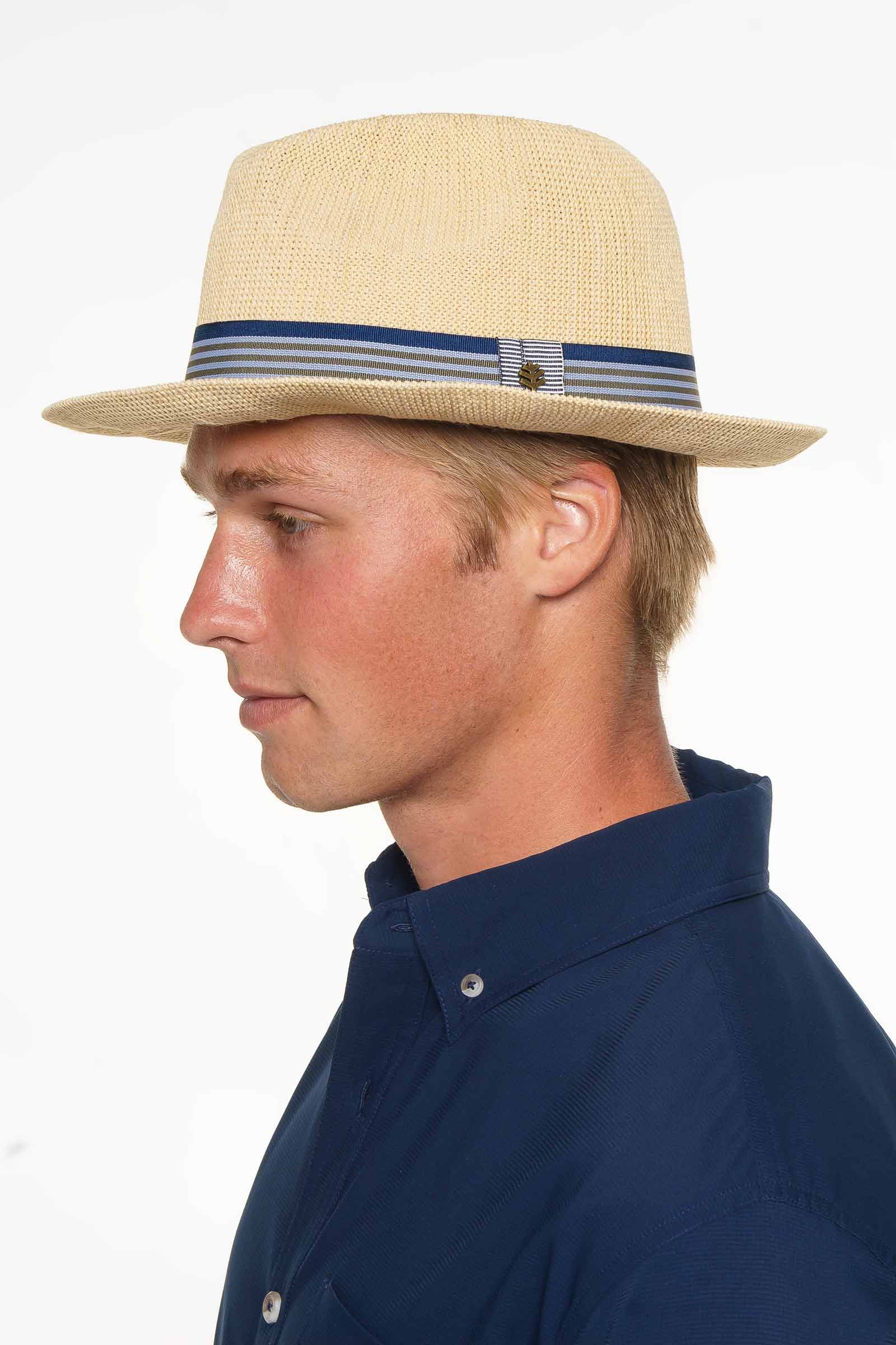 1st Street Men's Classic Poly Knit Fedora | Natural