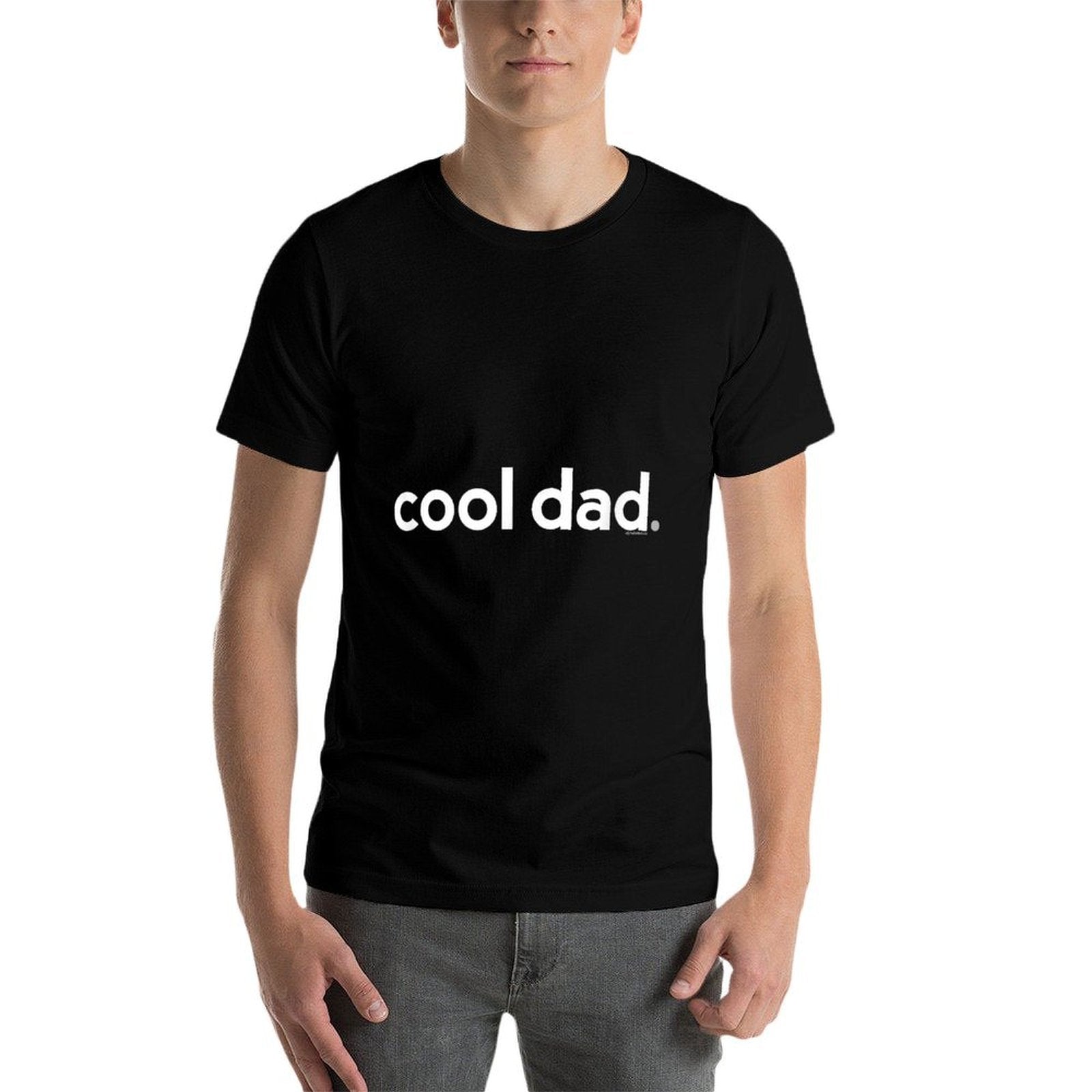 Dads for Dad  Cool Dad  Ideas for Fathers Day Funny  Ribbed Collar T-Shirt