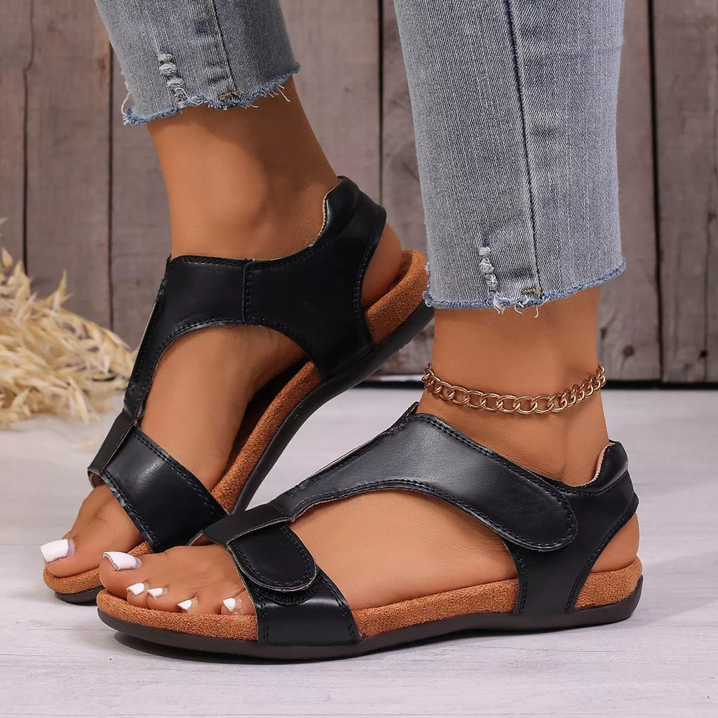 Open Toe Flats Sandals