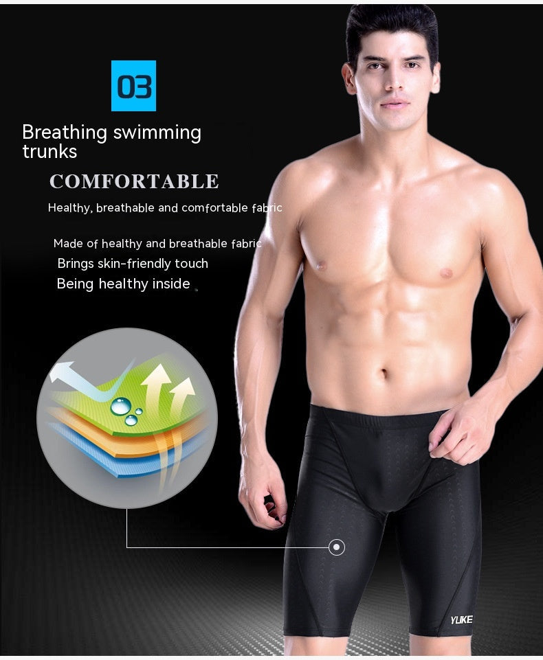 Men's Waterproof Swim Gear: Cap & Goggles Set