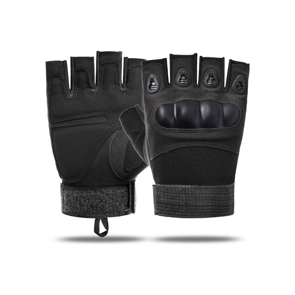 JupiterGear Tactical Military Fingerless Airsoft Gloves for Outdoor Sports, Paintball, and Motorcycling