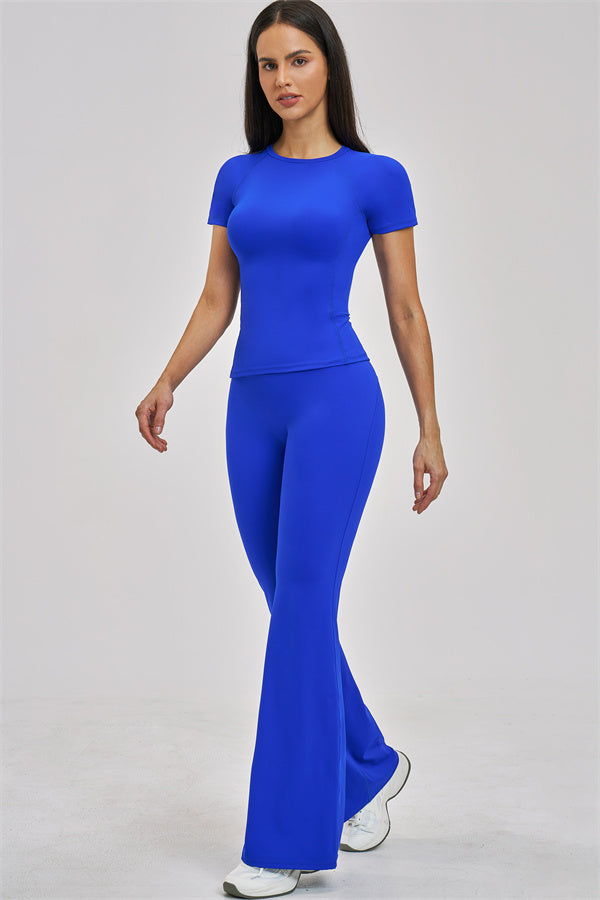 The Zenith T-shirt Flared Leggings 2-Piece Set