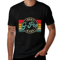 Best G-Pop Ever Vintage Retro Fathers Day Gift  Rolled Sleeves T-Shirt