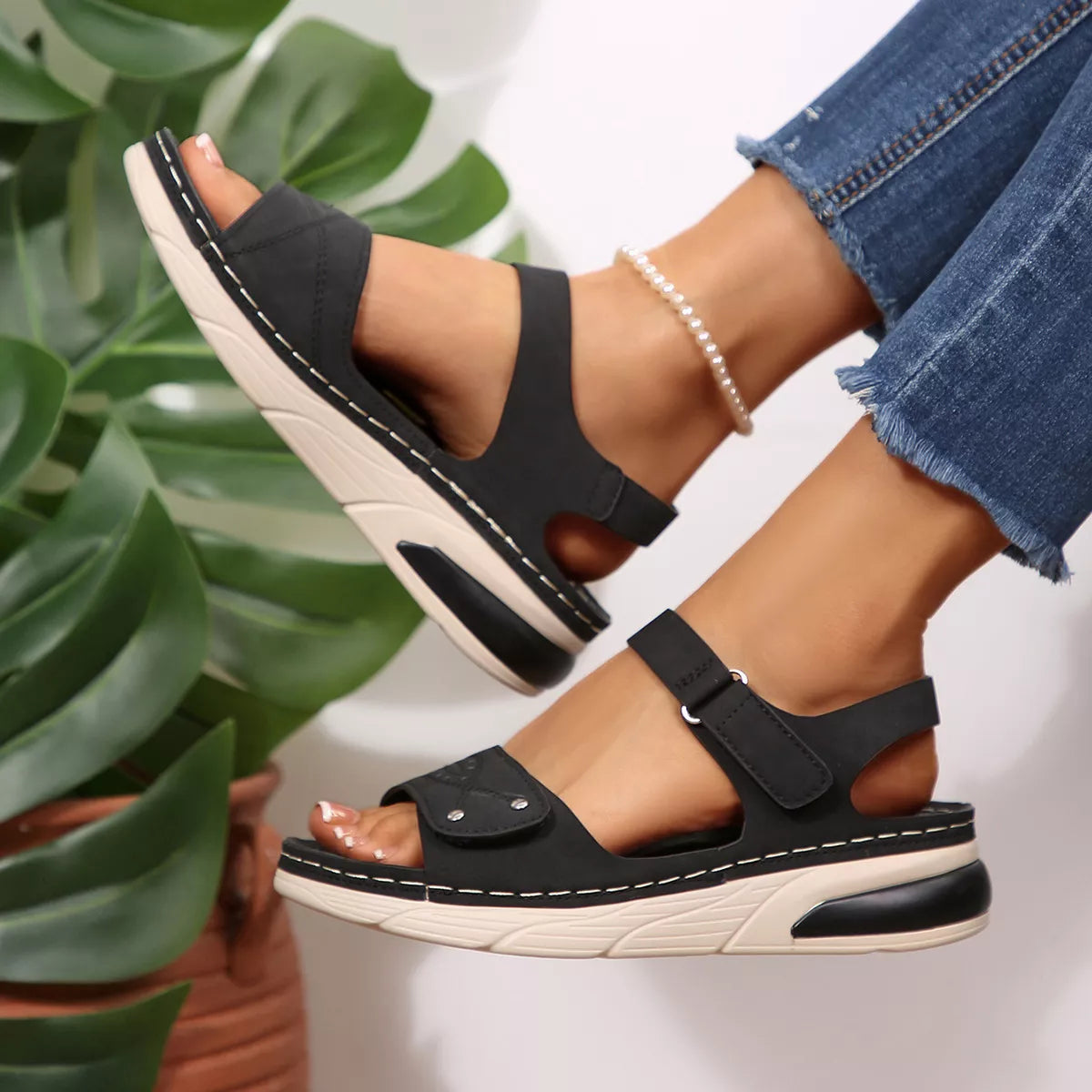 Open Toe Platform Sandals