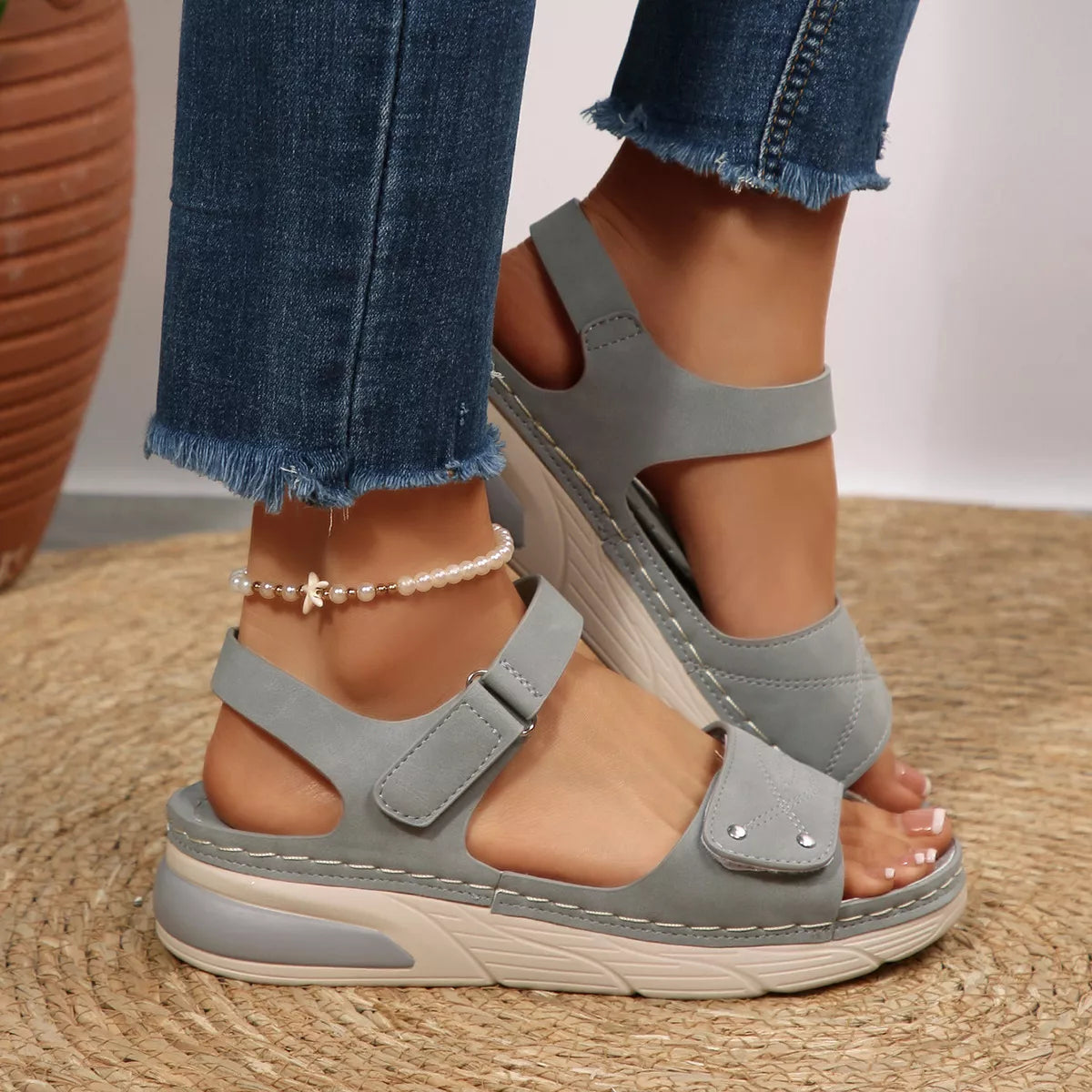 Open Toe Platform Sandals