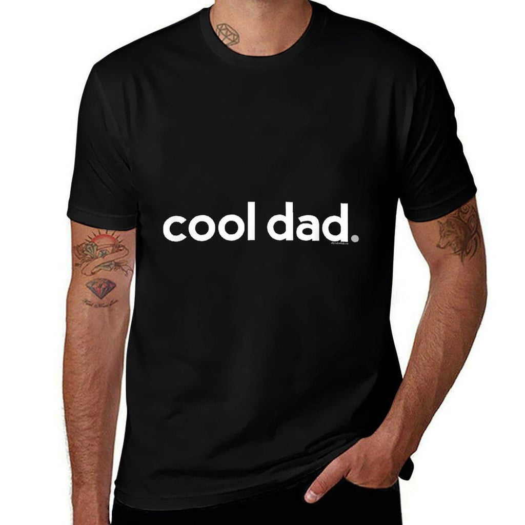 Dads for Dad  Cool Dad  Ideas for Fathers Day Funny  Ribbed Collar T-Shirt