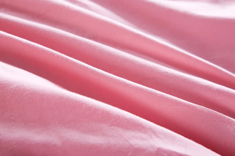 Luxury Wedding Bedding Sets Queen King Size Pink Princess Lace Bedcover Set Jacquard Duvet Cover Bed Sheet Pillowcases