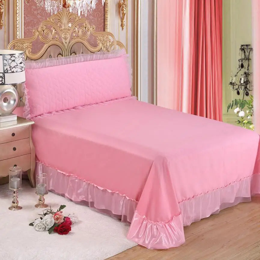 Luxury Wedding Bedding Sets Queen King Size Pink Princess Lace Bedcover Set Jacquard Duvet Cover Bed Sheet Pillowcases