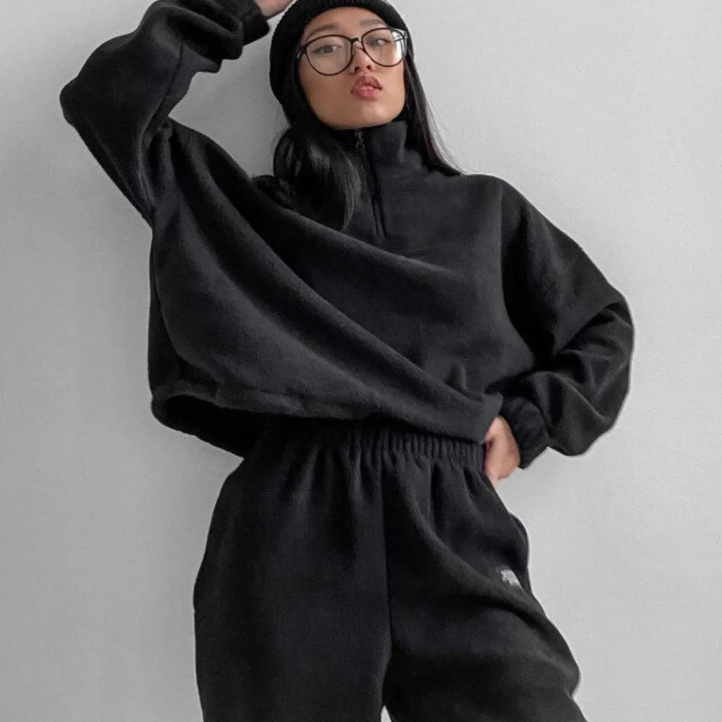 Women's 2 Piece Sportswear Set Hooded Sweatshirt Tracksuit Pants