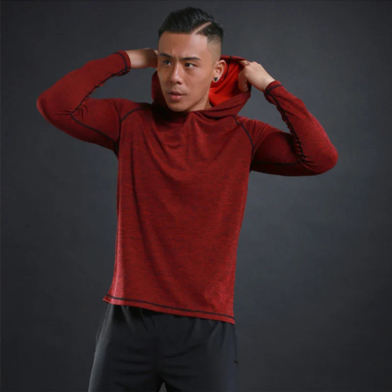 Men's Performance Hoodie for Gym & Running