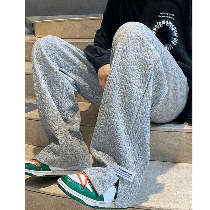 Men's Pants Sportswear Autumn Winter Male Trousers Hip Hop Tracksuit Black Pant Casual Fashion Joggers Sweatpants