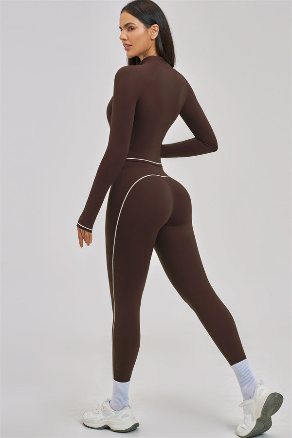 The Unbound Jacket Sports Bra Leggings 3-Piece Set
