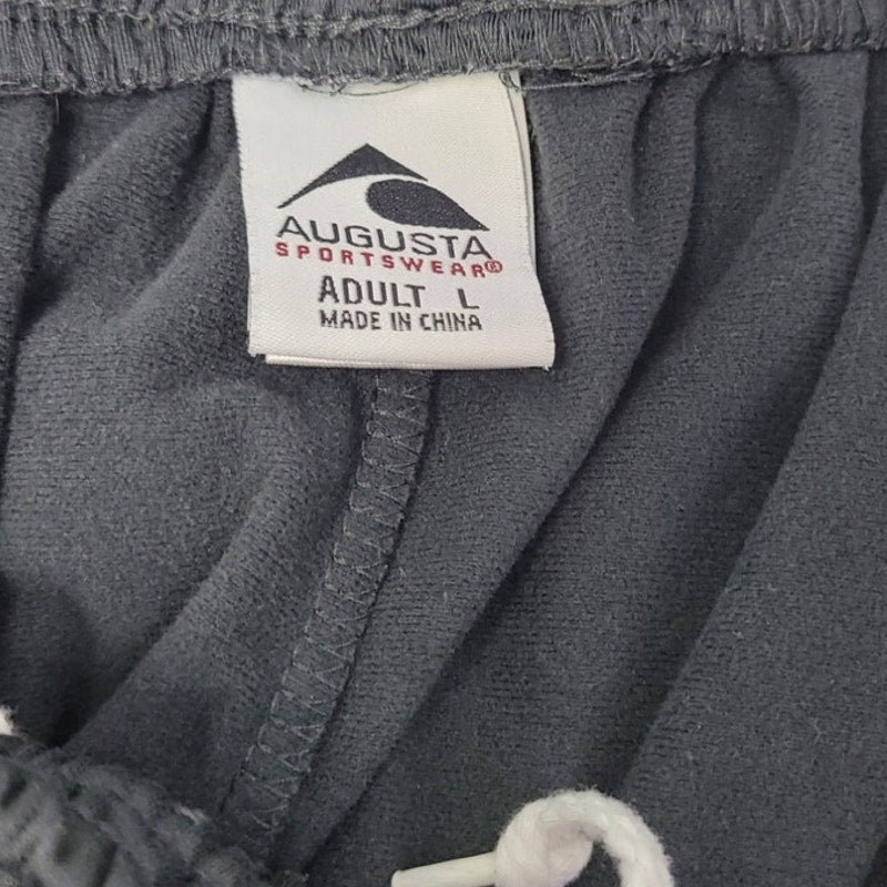Augusta Sportswear Mens Large Ankle Zip Drawstring Elastic Waist Athletic Pants