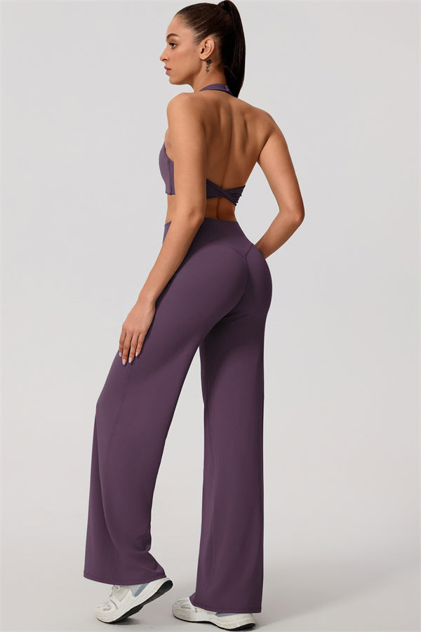 The Nestle Sports Bra Straight Leg Pants 2-Piece Set
