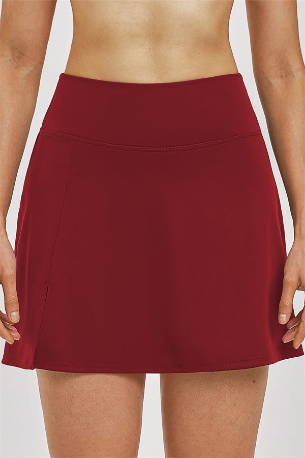 The Seraphine Layered V Sports Bra Skirt 2-Piece Set